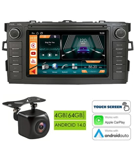 Fimex NAV-9913 Tablet Multimedya Android 7 İnç 4+64GB 4 Çekirdek Toyota Auris 2008-2011