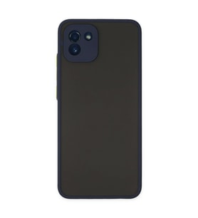Samsung Galaxy A03 Kılıf Montreal Silikon Kapak - Lacivert