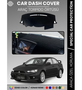 MITSUBISHI LANCER (2007-2017) Torpido Örtüsü Ön Göğüs Koruma Torpido Koruma Araca Özel Tam Uyum