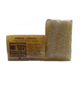 Doğal Kabak Lifli Amber Sabunu 100-120gr 2Adet