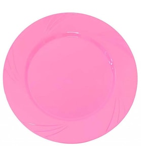 TABAK KRİSTAL 22,5 CM PEMBE PK:6-