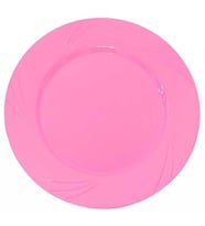 TABAK KRİSTAL 22,5 CM PEMBE PK:6-