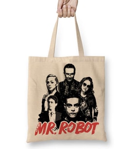 Mr Robot 03 Bez Çanta Uzun Saplı
