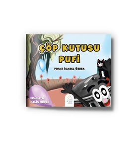 Çöp Kutusu Pufi (Krem)