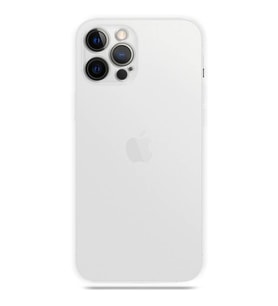 Apple iPhone 12 Pro 6.1'' Transparent Slim Case Mat Şeffaf