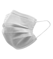 ŞeyliŞeyler - 3 Katlı Tek Kullanımlık Cerrahi Maske 50 Adet 1 Paket (Doğal Beyaz)