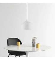 RİOLİGHT MODERN BEYAZ CAFELER,ODA,MUTFAK,YATAK BAŞI İÇİN 1XE27 TEKLİ METAL SARKIT AVİZE ÇAP:20CM