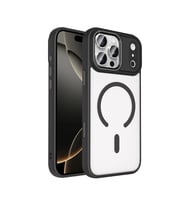 Apple iPhone 18 Pro Max Kılıf Wireless Şarj Özellikli Zore Krom M-safe Silikon Kapak
