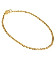 Erkek 2 mm Zincir Çelik Bileklik (Gold)