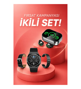 TWS Bluetooth Kulaklık ve Akıllı Saat Seti YD03 Bluetooth 5.3 Uyku Takibi Nabız Ölçer Uzun Pil Ömrü