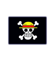 One Piece Korsan Bayrağı Büyük Ahşap Tablo