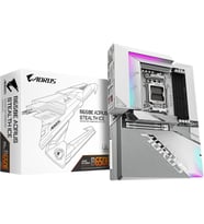 GIGABYTE B650E AORUS STEALTH ICE AM5 DDR5 6600MHz(OC) PCIe 5.0 M.2 NVMe 2.5GbE LAN Beyaz ATX Anakart