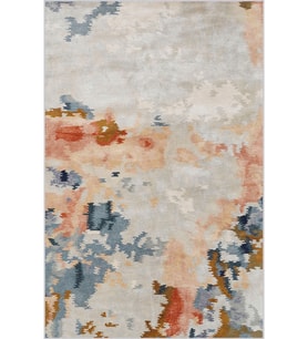 Eliana Home Baskılı, Yıkanabilir Kaymaz Taban Salon Halısı LNA0593 100x150 cm (Mavi)