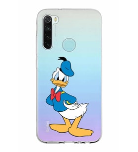 Xiaomi Redmi Note 8 Uyumlu Kapak Donald Duck Tasarımlı Şeffaf Silikon Kılıf