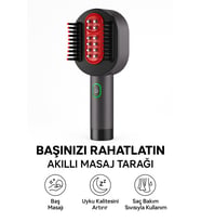 Akıllı Masaj Tarağı – EMS Mikro Akım Teknolojisi ile Saç Sağlığınızı İçin Tasarlanmıştır