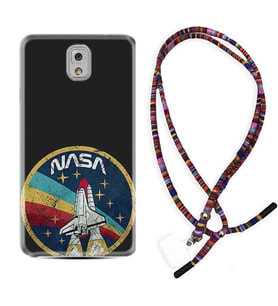 Samsung Note 3 4 5 8 9 20 Ultra 10 Lite Kılıf Boyun Asklı Rasta Silikon Nasa 1326