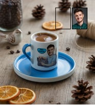 Kişiye Özel Şoföre Hediye Türk Kahvesi Fincanı Doğum Günü Hediyesi