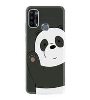 Infınıx Hot 9 Play Kılıf Silikon Desen Özel Seri Hello Panda 1709