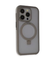 İphone 15 Zorda Airbag Magsafe Standlı Kapak - Titan Gri