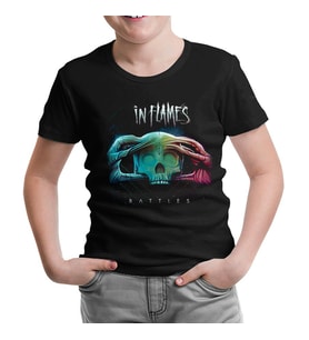 In Flames - Battles Siyah Çocuk Tshirt