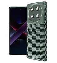 Newface Honor Magic 7 Lite Kılıf Auto Focus Karbon Kapak - Koyu Yeşil