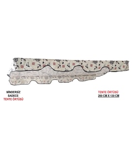 TENTE Salıncak Tentesi Gölgelik 3 Kişilik Tente Gölgelik 200x130 CM-MARİN