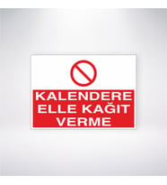 Kalendere Elle Kağıt Verme 21x28 Arkası Yapışkanlı Levha