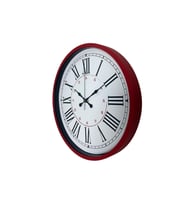 Kırmızı 36 Cm Duvar Saati (Standart)