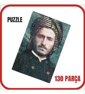 Pazil Bi Kurdî Qazi Muhammed - Kürtçe Puzzle Yapboz (130 Pare/Parça - A3) (Çok Renkli)