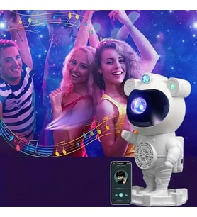 Akıllı Astronot Projeksiyon Gece Aydınlatma &amp;amp; Bluetooth Hoparlör (5343)