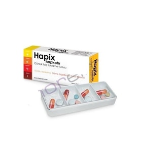 Hapix Hap Kabı İlaç Taşıma Kutu Günlük