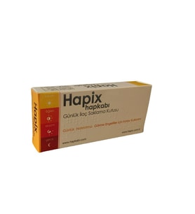 Hapix Hapkabı İlaç Taşıma Kutu Günlük