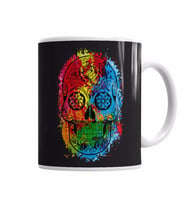 Caveira Fun Skull Kupa Bardak Porselen