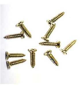 Klips, Menteşe, Ayak, Ağaç, Sunta Vidası 2,2x9,5mm - Sarı 1000 Adet
