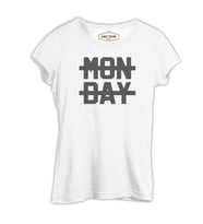 Mon Day Beyaz Kadın Tshirt