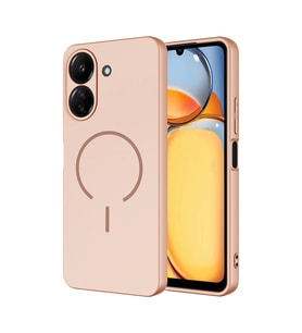 Xiaomi Redmi 13C Kılıf M-safe Şarj Özellikli Zore Meta Kapak