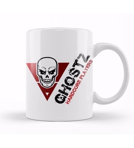 Ghostz Logo Preta 2017 Kupa Bardak Porselen