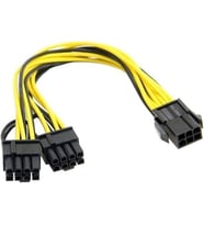 Pci e 8 Pin (6+2) 2X Pci-e Ekran Kartı Power Çoklayıcı Kablosu 4302
