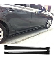 Opel Astra J HB Kanallı Yan Marşpiyel Seti Plastik 2 Adet Mat Siyah 2009-2015 karlık+ek+bodykit