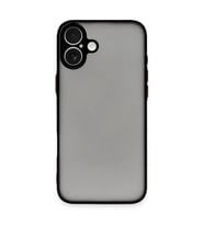 Apple iPhone 16 Plus Kılıf Montreal Silikon Kapak - Siyah