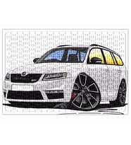 Skoda Octavia Mk3 Vrs Estate Puzzle 240 Parça Yapboz