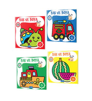 Bak ve Boya Seti 4 Kitap - Parıltı Yayınları