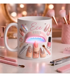 Manikür Nail Art Kupa Bardak
