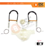 Citroen C4 MK1 LC LR 2004-2014 4/5 Kapı 9222V0 İçin Elektrikli Ön Sağ Cam Kriko Tamir Seti