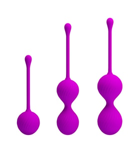 LilituShop 3'lü Kegel Vajinal Masaj Zevk Topları