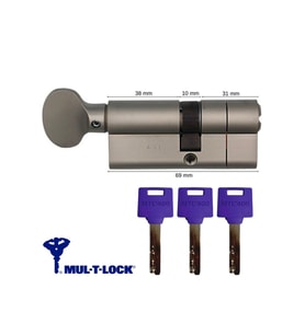 Mtl 400 Tokmaklı Tuzaklı Bilyalı Kapı Kilidi 69 Mm 51289969