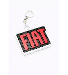 3D Baskı Fiat Logo Anahtarlık – Petek Desenli Premium Araba Anahtarlığı  Otomotiv Tasarım Aksesuar