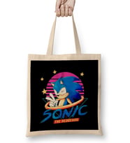 Movie Sonic With Background Black Sonic Bez Çanta Uzun Saplı