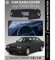 BMW E34 5 SERİSİ AİRBAGSİZ (1988-1996) Torpido Örtüsü Panel Torpido Koruma Tam Uyum Çatlamayı Önler