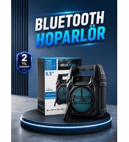 15w Güçlü Ses Çıkışlı Bluetooth Hoparlör Fm Radyo Ve Mikrofon Destekli